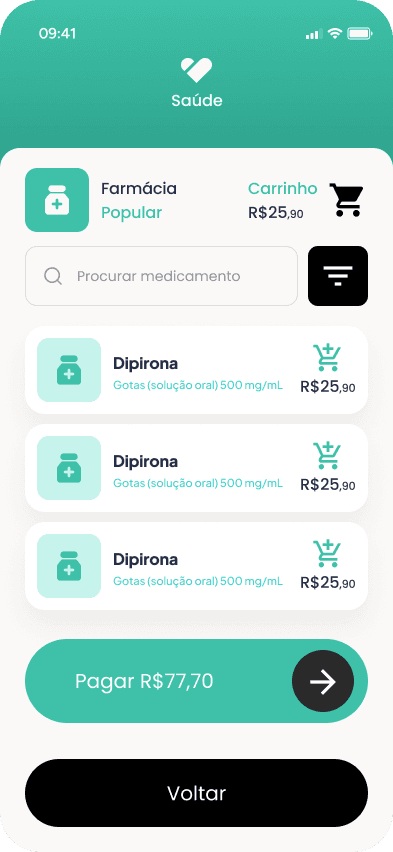 Redirecionar para a Farmacia Popular