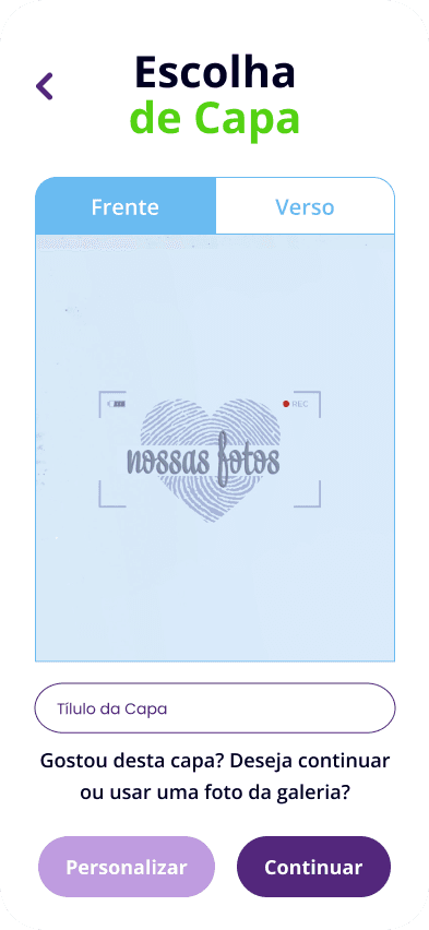 Escolha de capa