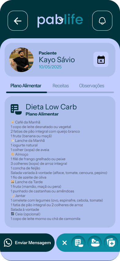 Detalhes de um agendamento
